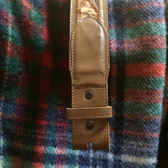 Vintage NOS Brown Ostrich Nocona Western Belt, 32 - Picture 2 of 7